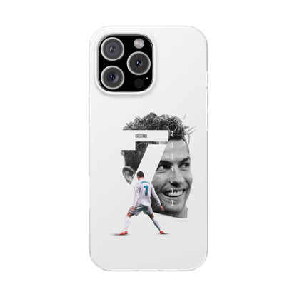 CR7 Iconic Celebration iPhone Case – Cristiano Ronaldo #7 Premium Designer Phone Cover for iPhone 12–17 Series