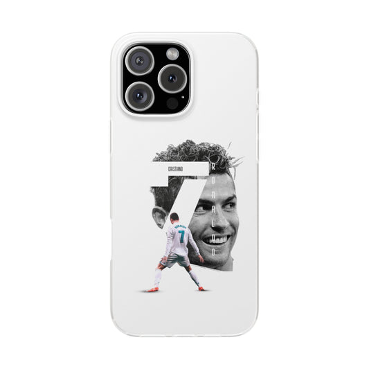 CR7 Iconic Celebration iPhone Case – Cristiano Ronaldo #7 Premium Designer Phone Cover for iPhone 12–17 Series