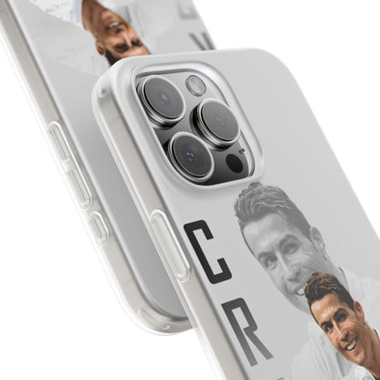 Premium Cristiano Ronaldo (CR7) printed iPhone case featuring a stylish football-inspired design. Lightweight, durable, shockproof, and compatible with iPhone 12 to iPhone 17 series models.