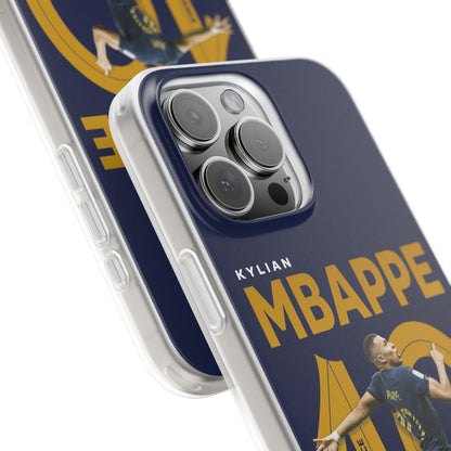 Spigen Luxury Kylian Mbappé Tribute Printed Iphone Cover Case for Boys $ Men | New Stylish Fancy Aesthetic Designer Back Cover | Premium Protective Shockproof Case for 12, 13, 14, 15, 16 & 17 Series