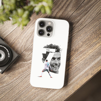 Spigen LuxuryCristiano Ronaldo #7 iPhone Case (12–17 Series) – Iconic Celebration Design