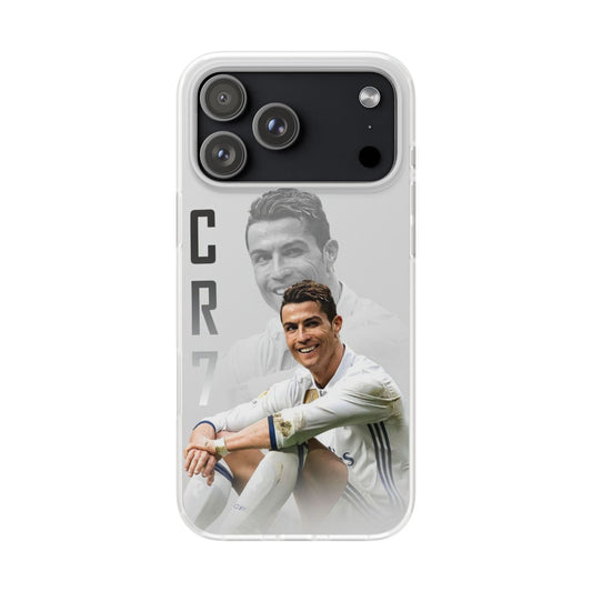Cristiano Ronaldo CR7 Printed iPhone Case – Premium Football Inspired Shockproof Designer Phone Cover for iPhone 12, 13, 14, 15, 16 & 17 Series | Lightweight Durable Luxury Fan Edition