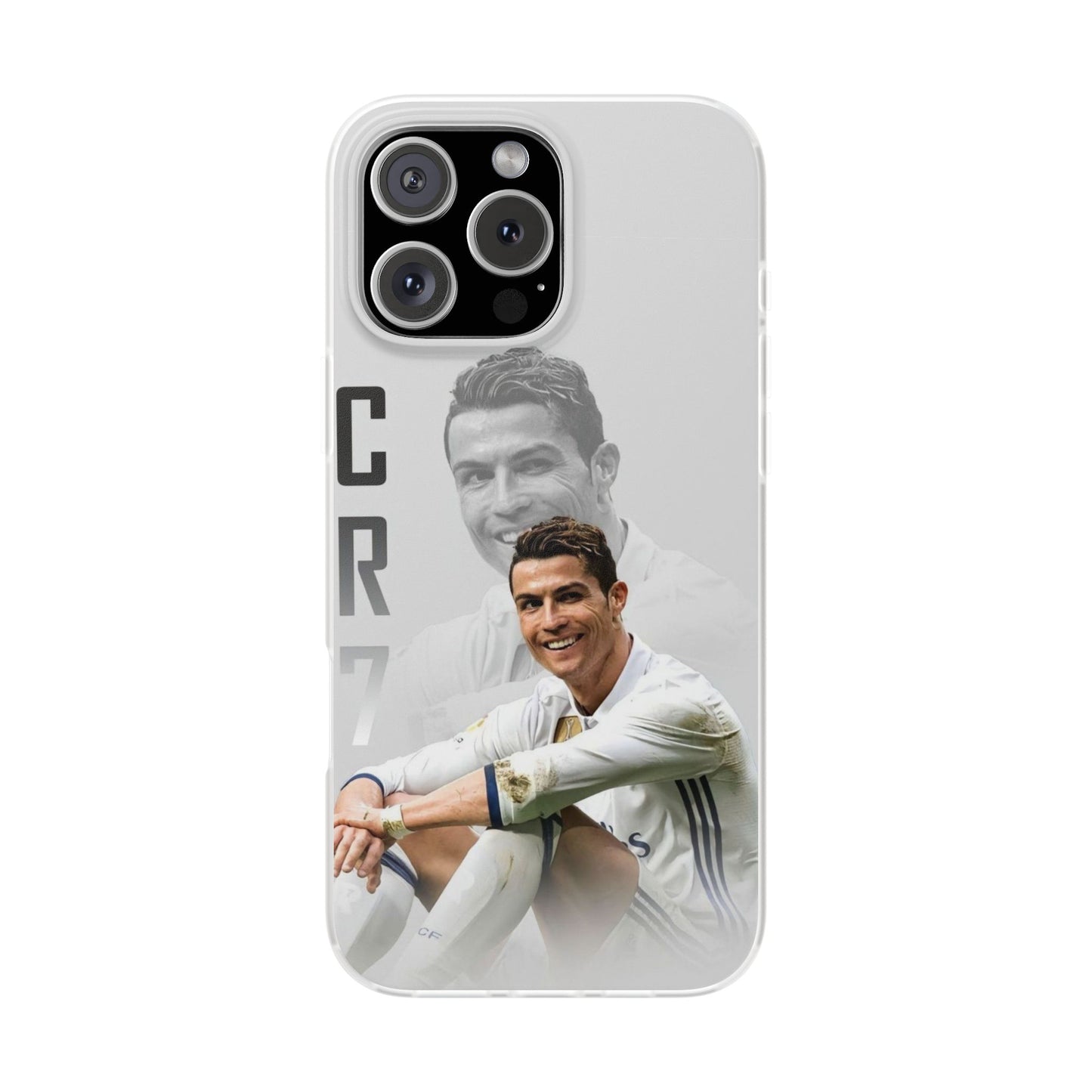 Cristiano Ronaldo CR7 Printed iPhone Case – Premium Football Inspired Shockproof Designer Phone Cover for iPhone 12, 13, 14, 15, 16 & 17 Series | Lightweight Durable Luxury Fan Edition