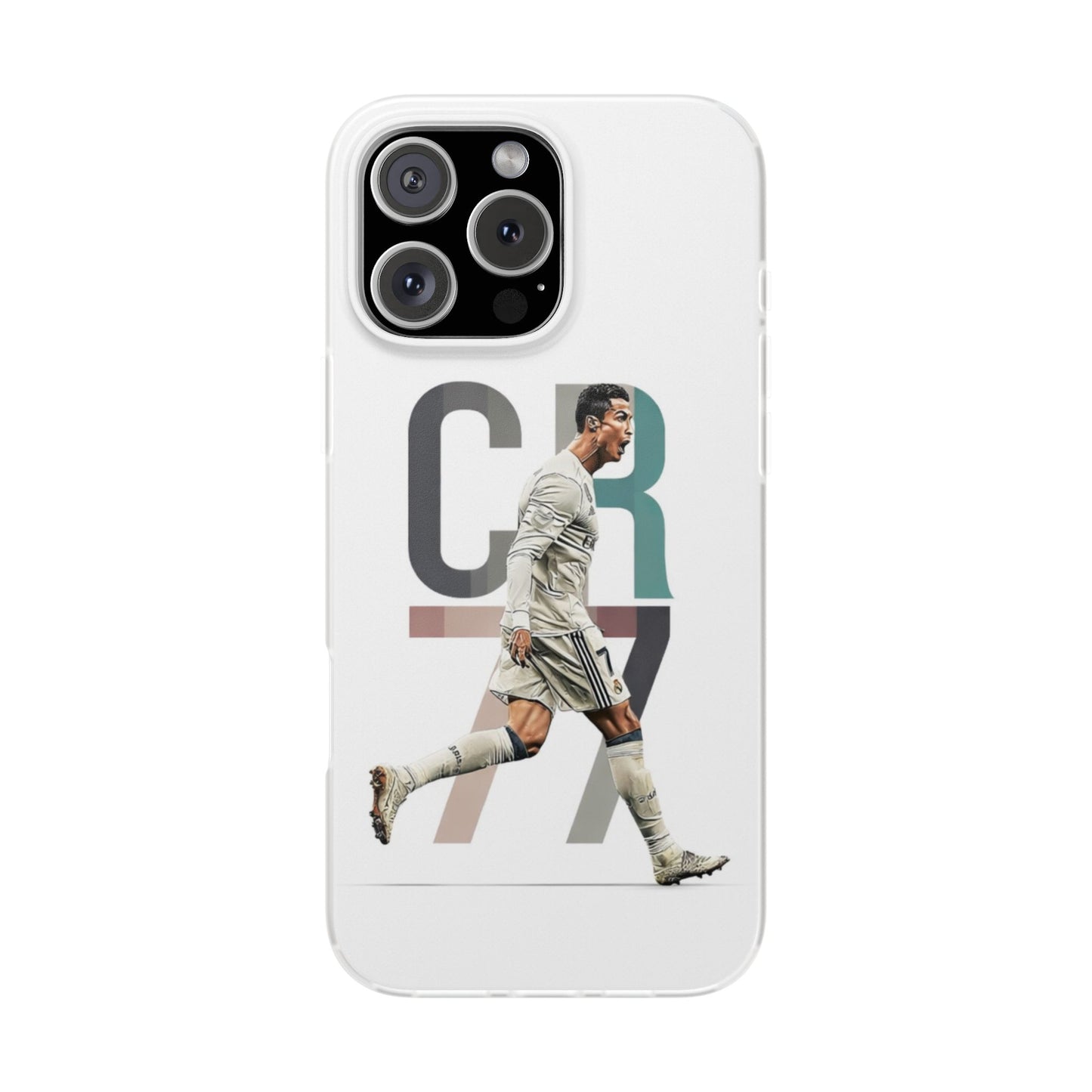 Cristiano Ronaldo CR7 iPhone Case – Premium Football Player Designer Phone Cover for iPhone 12, 13, 14, 15, 16 & 17 Series | Shockproof Protective Back Case