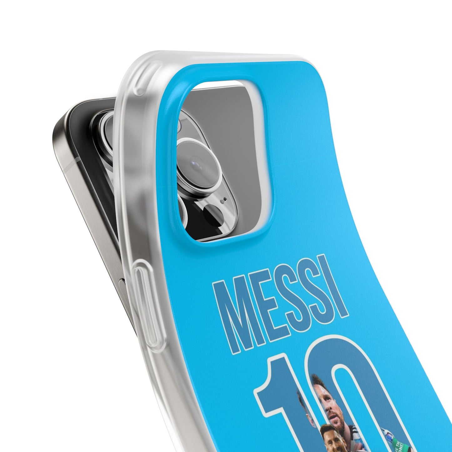 Spigen Luxury Lionel Messi Argentina #10 iPhone Case (12–17 Series) – Goal Celebration & Signature Edition