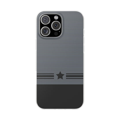 Spigen luxury Matte Striped Star Phone Case for Boys/Men | Modern Stylish Aesthetic Fancy Designer Back Cover | Premium Protective Case 12 - 17 Series