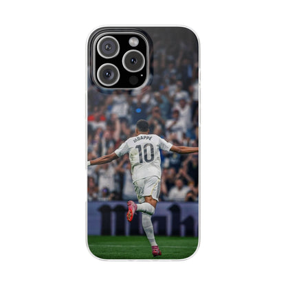 Spigen Luxury Kylian Mbappé #10 Stadium Celebration iPhone Case (12–17 Series) – Dynamic Fan Edition