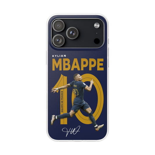 Spigen Luxury Kylian Mbappé Tribute Printed Iphone Cover Case for Boys $ Men | New Stylish Fancy Aesthetic Designer Back Cover | Premium Protective Shockproof Case for 12, 13, 14, 15, 16 & 17 Series