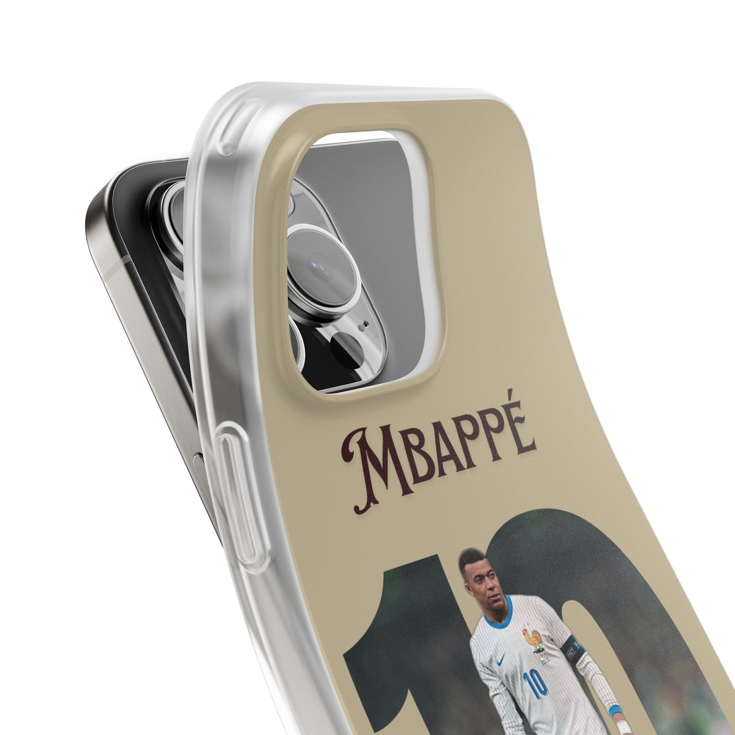 Kylian Mbappé #10 Signature iPhone Case – Premium Spigen Luxury Football Player Designer Phone Cover for iPhone 12, 13, 14, 15, 16 & 17 Series | Shockproof HD Printed Fan Edition Back Case