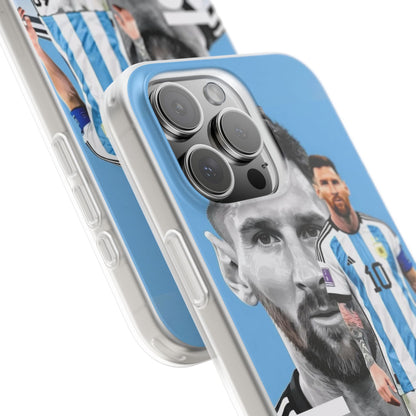 Lionel Messi Argentina Printed iPhone Case – Premium CoverStudio Football Fan Designer Phone Cover for iPhone 12, 13, 14, 15, 16 & 17 Series | Stylish Aesthetic Shockproof HD Back Case for Boys & Girls