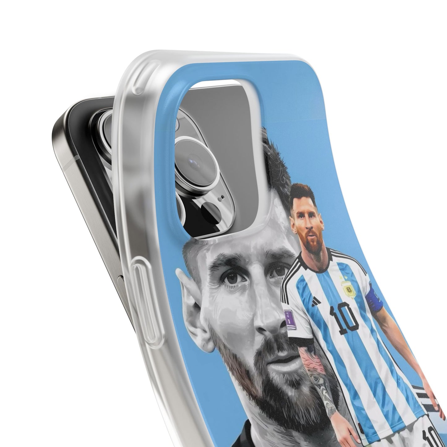 Lionel Messi Argentina Printed iPhone Case – Premium CoverStudio Football Fan Designer Phone Cover for iPhone 12, 13, 14, 15, 16 & 17 Series | Stylish Aesthetic Shockproof HD Back Case for Boys & Girls