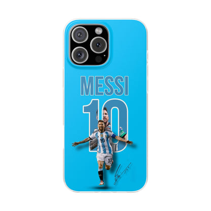 Lionel Messi Argentina #10 iPhone Case – Premium Football Player Designer Phone Cover for iPhone 12, 13, 14, 15, 16 & 17 Series | Shockproof Protective Back Case