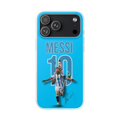 Lionel Messi Argentina #10 iPhone Case – Premium Football Player Designer Phone Cover for iPhone 12, 13, 14, 15, 16 & 17 Series | Shockproof Protective Back Case