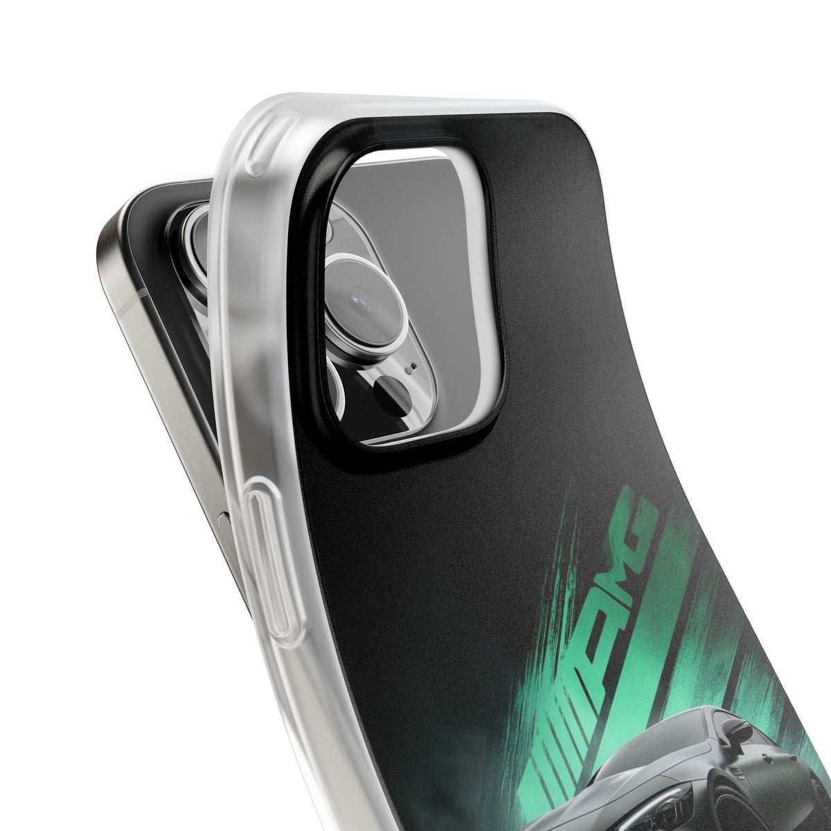 Luxury Mercedes AMG Inspired Sports Car iPhone Case – Premium Designer Phone Cover | Stylish Aesthetic Shockproof Back Case for iPhone 12, 13, 14, 15, 16 & 17 Series