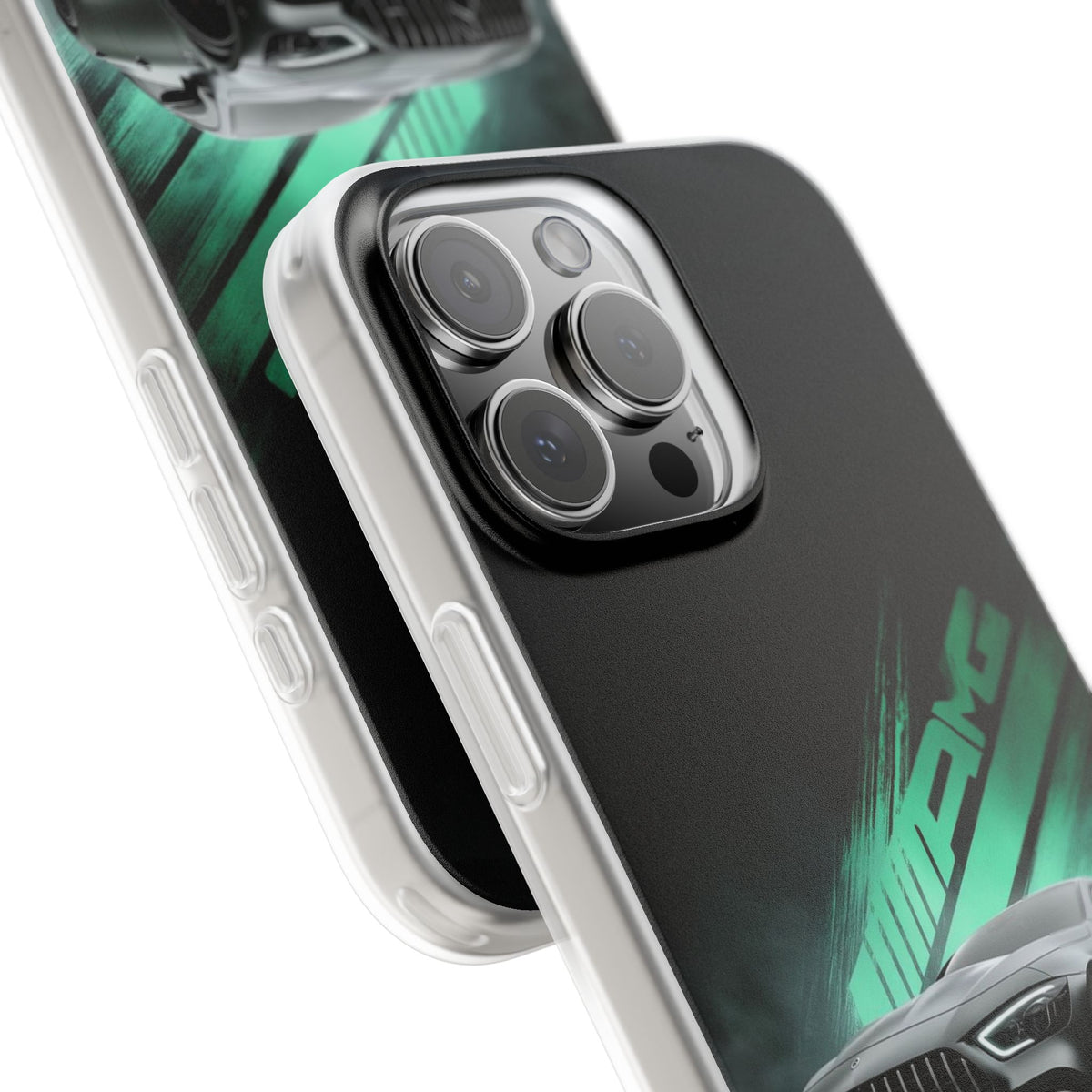 Luxury Mercedes AMG Inspired Sports Car iPhone Case – Premium Designer Phone Cover | Stylish Aesthetic Shockproof Back Case for iPhone 12, 13, 14, 15, 16 & 17 Series