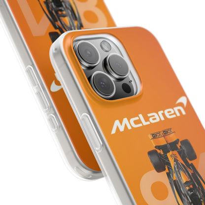 McLaren F1 Racing Car iPhone Case – Premium Spigen Luxury Designer Phone Cover for Boys & Men | Modern Stylish Aesthetic Fancy Shockproof Protective Back Case for iPhone 12, 13, 14, 15, 16 & 17 Series