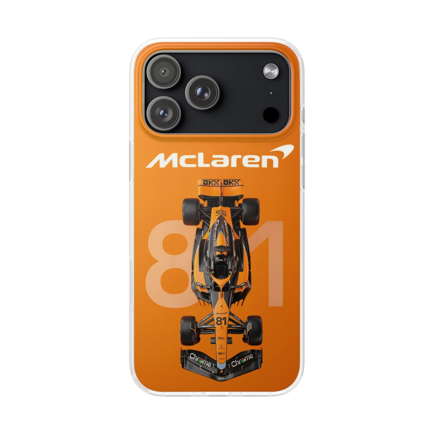 McLaren F1 Racing Car iPhone Case – Premium Spigen Luxury Designer Phone Cover for Boys & Men | Modern Stylish Aesthetic Fancy Shockproof Protective Back Case for iPhone 12, 13, 14, 15, 16 & 17 Series