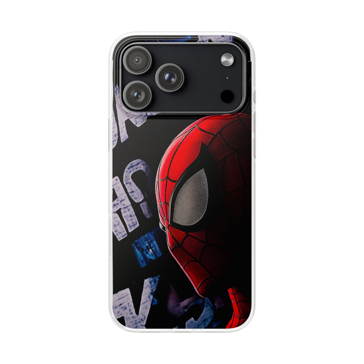 Spider-Man Graphic Art Printed Mobile Cover for iPhone – Premium Superhero Phone Case for Boys & Girls | Spigen Luxury Stylish Aesthetic Designer Shockproof Protective Back Cover for iPhone 12, 13, 14, 15, 16 & 17 Series