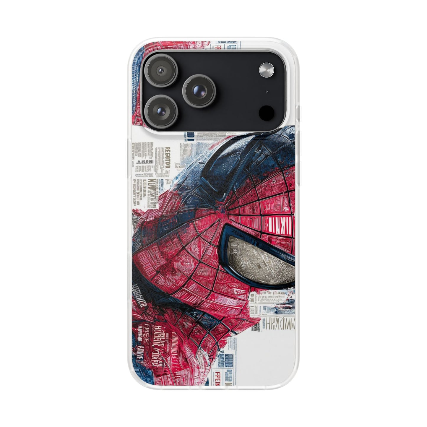 SpiderMan Collage Art iPhone Case – Premium Marvel Superhero Phone Cover for Boys & Girls | Spigen Luxury Stylish Aesthetic Designer Shockproof Protective Mobile Back Case for iPhone 12, 13, 14, 15, 16 & 17 Series