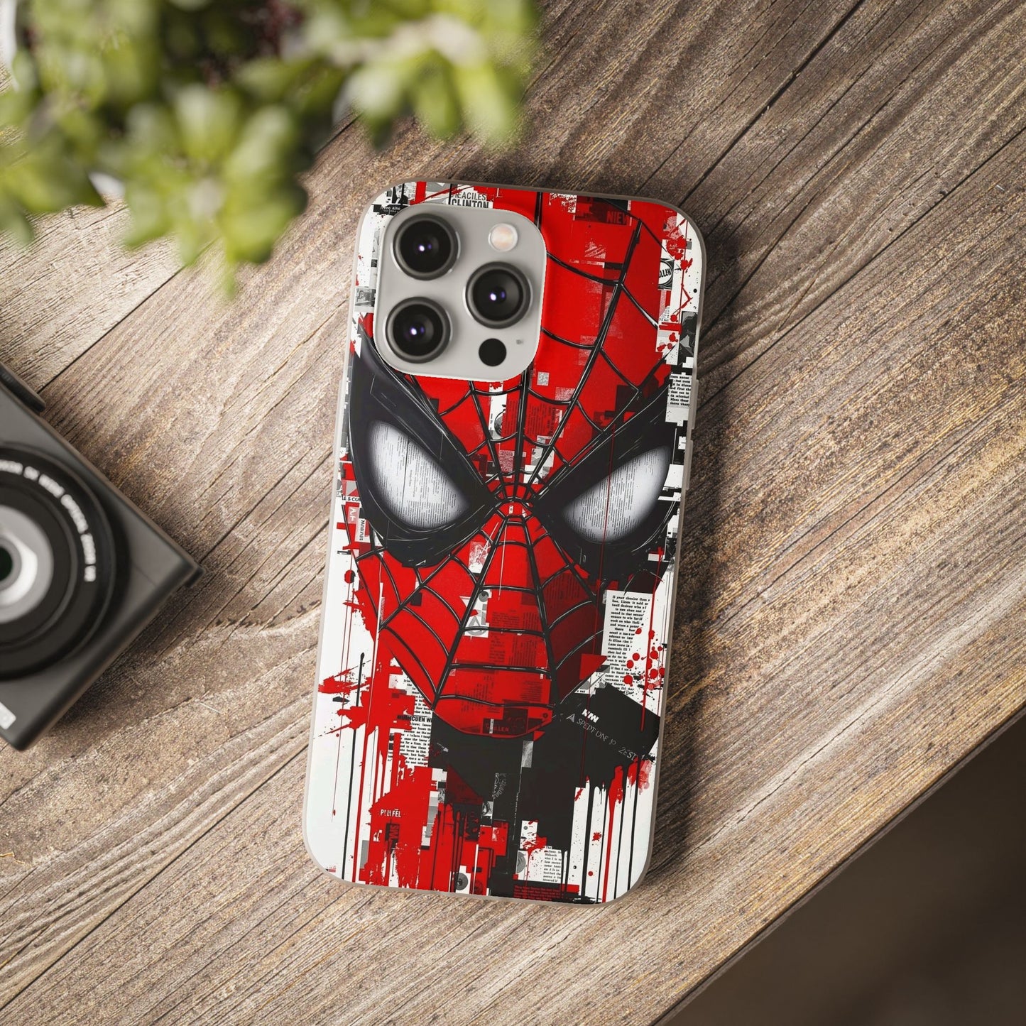 SpiderMan Superhero Urban Art iPhone Case – Premium Spigen Luxury Designer Phone Cover for Boys & Girls | Stylish Aesthetic Fancy HD Printed Shockproof Max Series Back Case for iPhone 12, 13, 14, 15, 16 & 17 Series