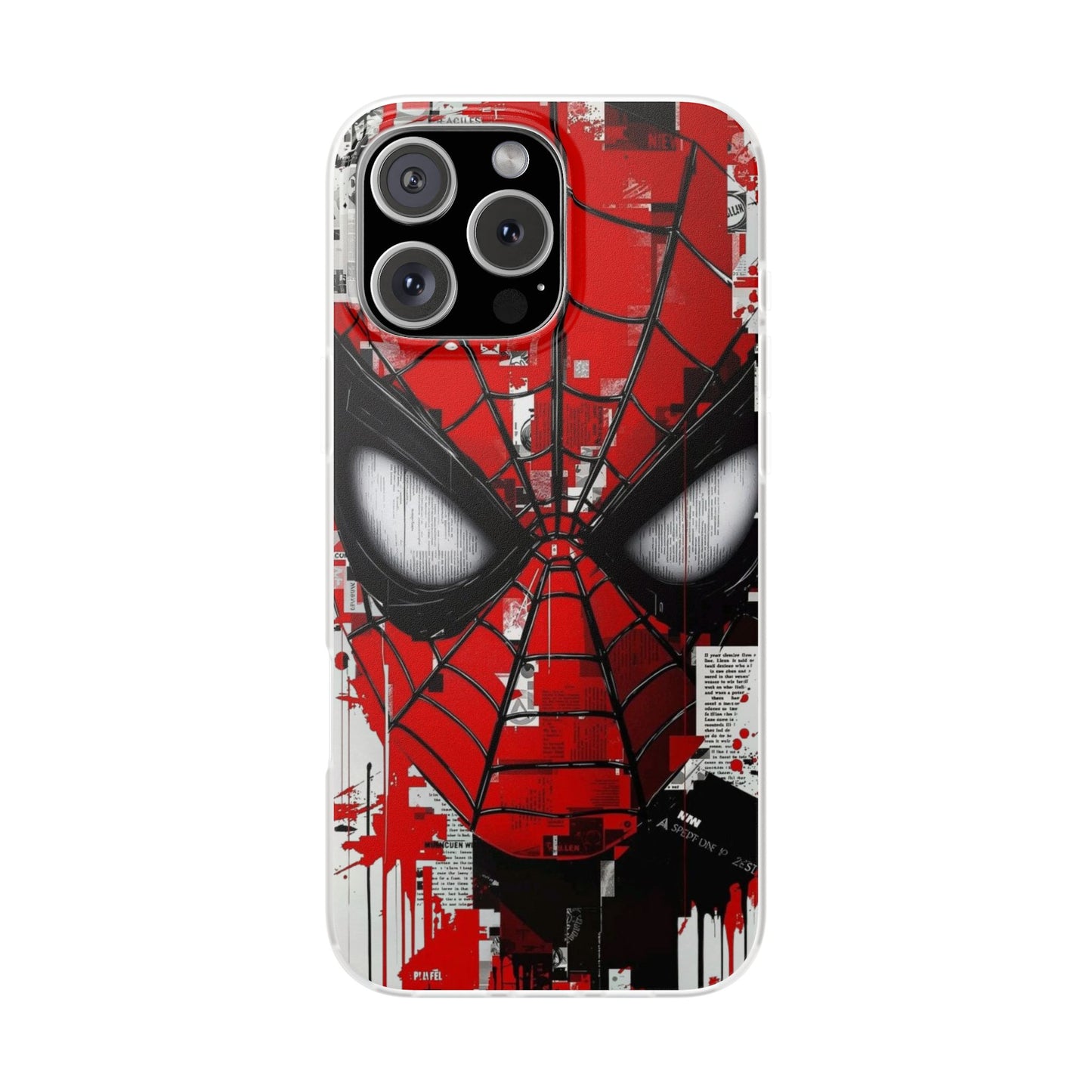 SpiderMan Superhero Urban Art iPhone Case – Premium Spigen Luxury Designer Phone Cover for Boys & Girls | Stylish Aesthetic Fancy HD Printed Shockproof Max Series Back Case for iPhone 12, 13, 14, 15, 16 & 17 Series
