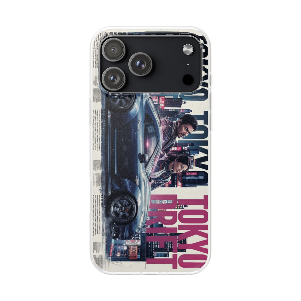 Street Racing Car iPhone Case – Premium Luxury Designer Phone Cover | Stylish Aesthetic Shockproof Back Case for iPhone 12, 13, 14, 15, 16 & 17 Series